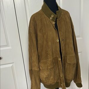 Men's Brown Suede Jacket